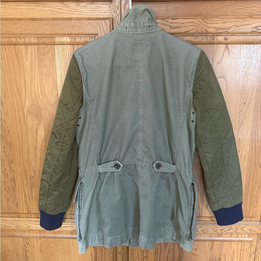 Women’s J. Crew Quilted Olive Green Fatigue Jacket! NWOT - Picture 6 of 8